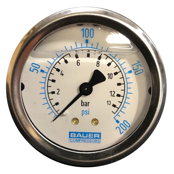 GAG0006W 0200PSI CBM Gauge UCLAMP Liquid Filled 2.5" Face OEM